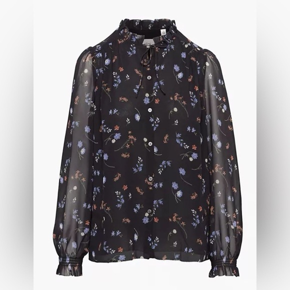 Wilfred Alexis Blouse in spring medley black - size 2XS - Picture 5 of 12